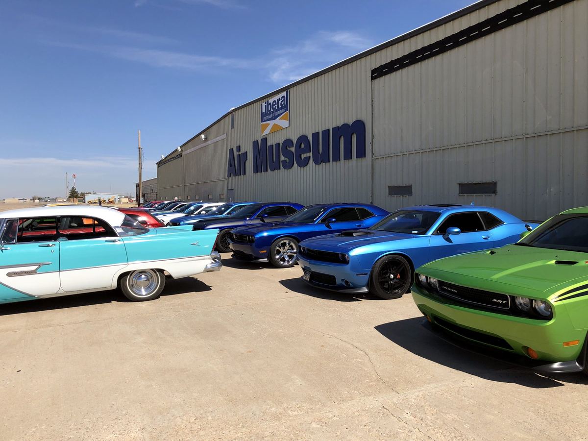 A car club's afternoon at the museum.