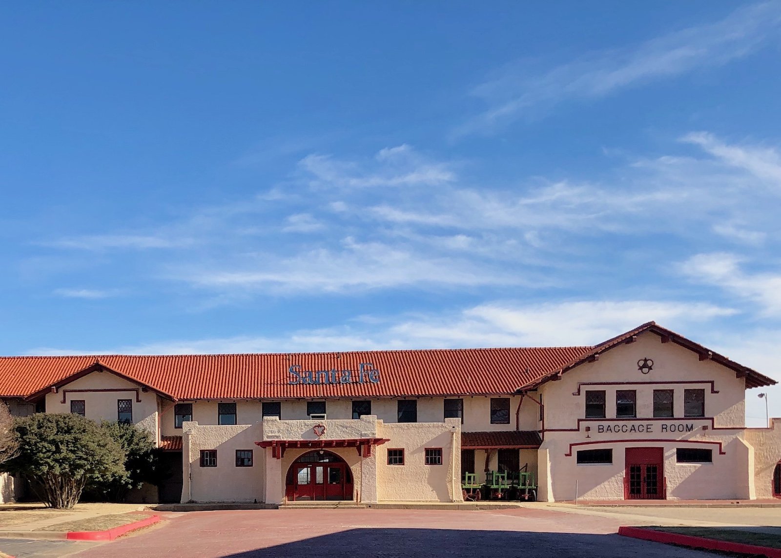 Santa Fe Depot historic rail station in Amarillo, Texas